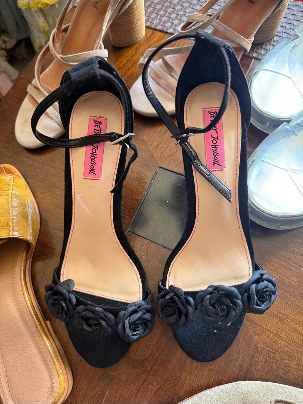 Jeffery Campbell clear Jelly Platform sandals